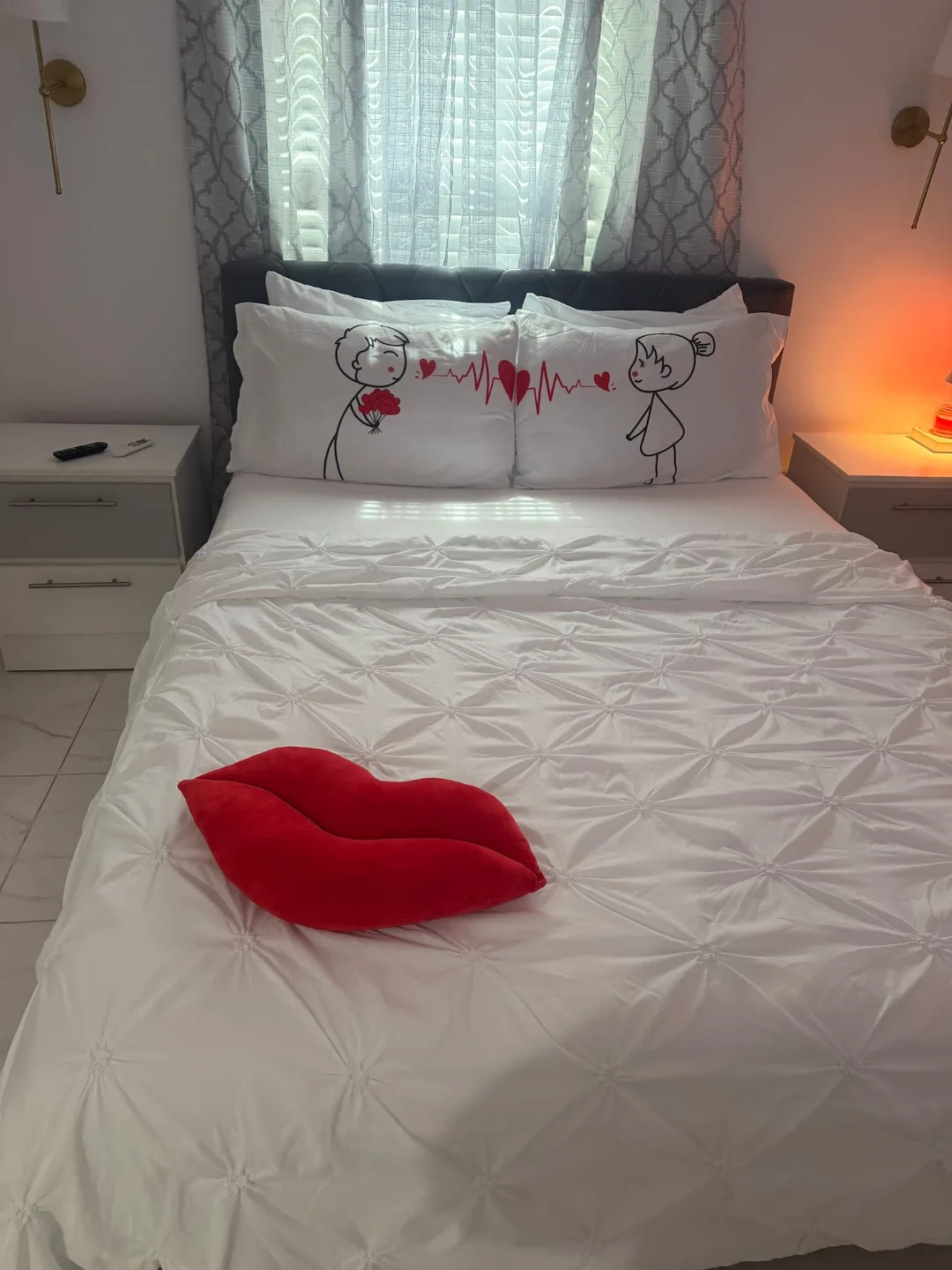 La cama preparada